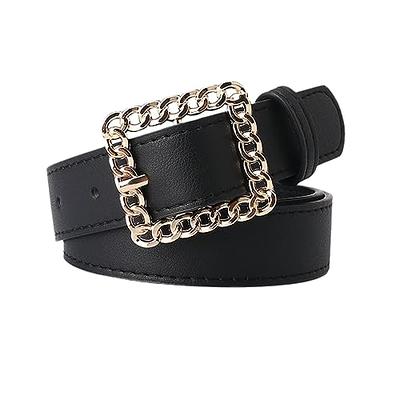 Jdlsppl Women's Chunky Rhinestone Belt