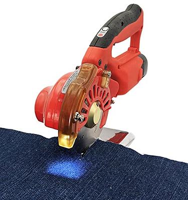 Hercules RK-BAT-100 5-Speed Cordless Electric Rotary Cutter for Cloth,  Leather, Natural and Synthetic Fabrics – 4 Inch Single & Multi-Layer Round  Knife Cutting Machine - Yahoo Shopping