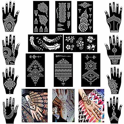 Temporary Henna Tattoo kit Natural Herbal Cones Body Art Ink Paint