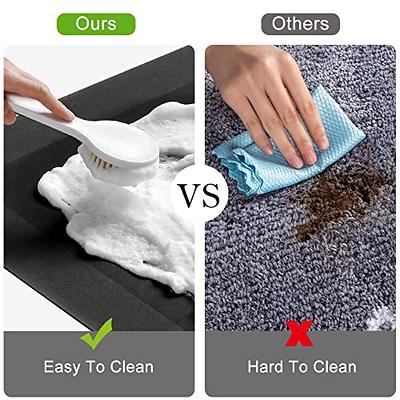 Super Water Absorbent Floor Mat for Bath, Napa Skin Super Absorbent Bath  Mat Quick Dry Bathroom Carpet Floor Doormat Dirt Barrier Floor Door Cushion