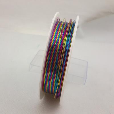 Colorful Beading Wire, 0.3mm Soft Wire, Multicolored Wire, Flexible Metal  Wire, Rainbow Wire, Colored Thin Wire - Yahoo Shopping