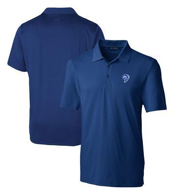 Men's Cutter & Buck Royal Los Angeles Dodgers Advantage Space Dye Tri-Blend  Polo