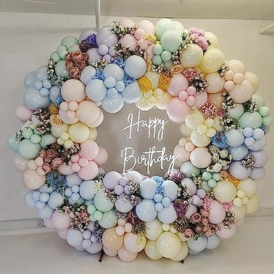 Pastel Rainbow Balloons Garland Birthday Party Decorations Baby