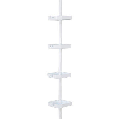 Simplehuman 8' Tension Pole Shower Caddy Silver : Target