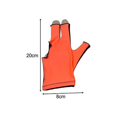 31 pcs Pool Billiards Glove 3 Open Finger Billiards Glove Pool Cue