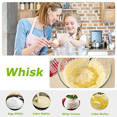 Bonsenkitchen Immersion Blender, 20 Variable Speeds & Turbo, 4-In-1  Stainless Steel Handheld Blender Stick Mixer with Egg Whisk, Beaker &  Chopper Bowl