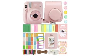 Fujifilm Instax Mini 12 Instant Camera with Case, Decoration Stickers,  Frames, Photo Album and More Accessory kit (Mint Green) 