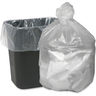 PlasticMill 33 in. W x 39 in. H 33 Gal. 1.3 mil Clear Trash Bags (50-  Count) - Yahoo Shopping