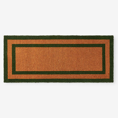 Winter Coir Door Mat - Dogs Green, Size 24X36