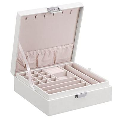 BEWISHOME Jewelry Boxes for Women 35 Compartments Jewelry