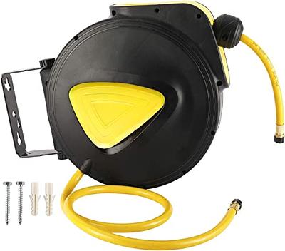 BTSHUB Retractable Air Hose Reel 5/16 in. x 33' ft Hose Wall Mount