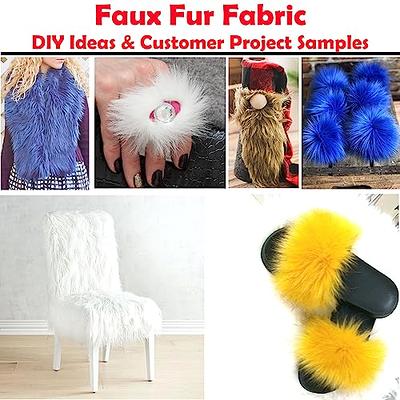 Barcelonetta, Faux Fur Squares, Shaggy Fur Fabric Cuts, Patches