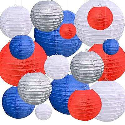 Set of 12 Fishing Bobber Round Paper Hanging Lanterns Fishing Birthday  Decorations Hanging Paper Lanterns for Fishermen Theme Party Decoration