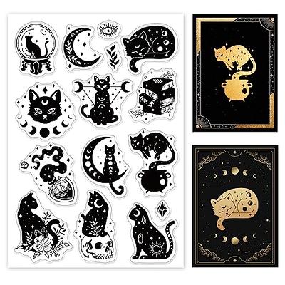 GLOBLELAND Magic Cat Clear Stamps for DIY Scrapbooking Divination Cat  Silicone Clear Stamp Seals Transparent Stamps for Cards Making Photo Album  Journal Home Decoration, DIY-WH0167-57-0558-US19 - Yahoo Shopping