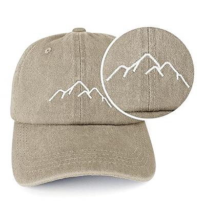 Baseball Cap Mens - Peak Embroidery Baseball Hats Unisex Classic Washed  Vintage Trucker Caps Adjustable Breathable Summer Sun Hat Sports Cap For  Outd