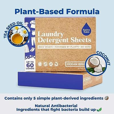 LAUNDRY SHEETS - Plant-based and zero plastic laundry detergent