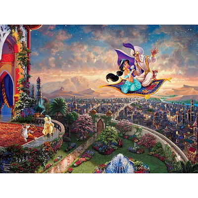 Ceaco 300-Piece Disney Aladdin Interlocking Jigsaw Puzzle 