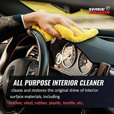 SHINE ARMOR Plastic Restorer UV Protection & Car Interior Cleaner -  Restores Vinyl Trim Rubber Polypropylene and More, Vehicle Detailing &  Restoration - Yahoo Shopping