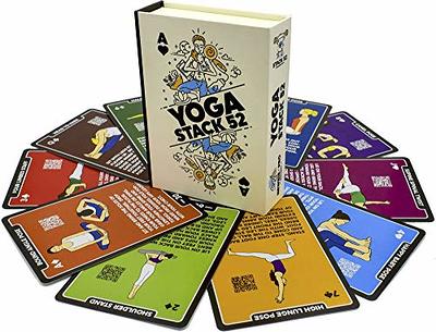 Stack 52 Yoga Exercise Cards: Designed by Certified Yoga