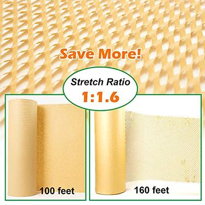 Eco Friendly Honeycomb Packing Paper, 15 x 820' Honeycomb Cushioning Wrap  Roll for Moving Shipping Packaging Gifts, Recyclable Honeycomb Paper Moving