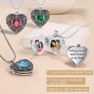 Sterling Silver Personalized Four-Photo Heart Locket Necklace | Ross-Simons