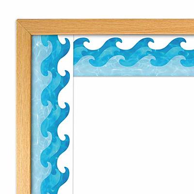 Ocean Waves Bulletin Board Border Blue Turquoise Bulletin Board Trim Paper  Ocean Beach Classroom Decorations Back to School Chalkboard Whiteboard  Decor 36 Feet - Yahoo Shopping