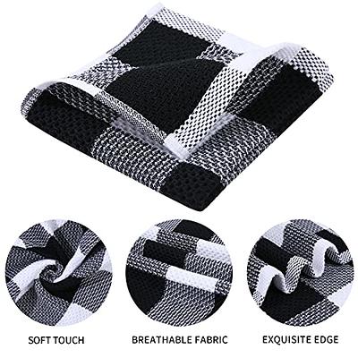 Dish Cloth, Black,100% Cotton Waffle Weave Kitchen Dish Towels, Ultra Soft  Absorbent Quick Drying Cleaning Towel, Kitchen Supplies - Temu