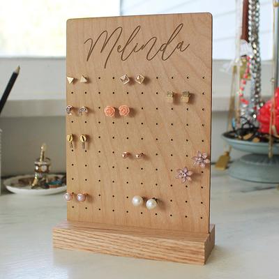 Wooden Table Top Display Jewellery Stands