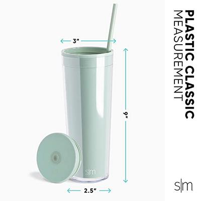 New Simple Modern Tumbler Water Cup With Lid And Straw - Brilliant