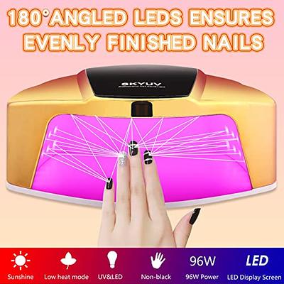 SKYUV Upgraded 48W Rechargeable Pro LED Gel Nail UV Light Wireless