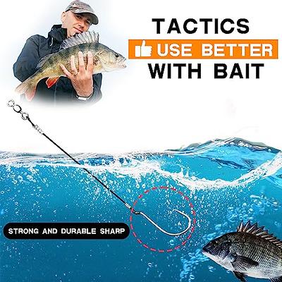  Saltwater Circle Hooks,50 Packs Strong Stainless