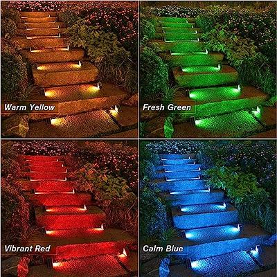 VOLISUN Driveway Lights Solar Dock Lights,12 Pack Solar Deck