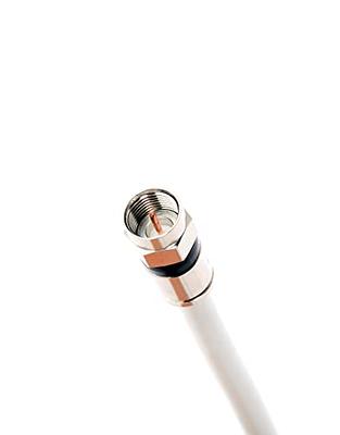  BlueRigger RG6 Digital Coaxial Audio Video Cable (50FT, Male F  Type Connector, Triple Shielded) – Coax Cable for HDTV, CATV, DVB-T2/C/S,  Cable Modem, Radio, Satellite Receivers : Electronics