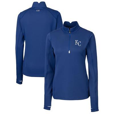 Men's '47 Cream Kansas City Royals Connect Crescent Franklin Raglan Three-Quarter Sleeve T-Shirt Size: Small