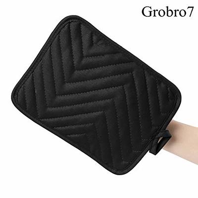 GROBRO7 5Pack Pocket Pot Holders Cotton Heat Resistant Potholder Multipurpose Hot Pads Machine Washable Oven Mitts Terry Cloth Potholders Bulk for