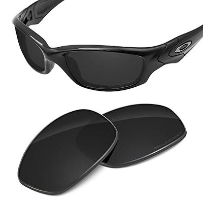 Walleva Black Polarized Replacement Lenses for Oakley Carbon Blade