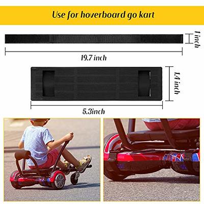 8 Pieces Adjustable Hoverboard Seat Attachment Straps and 4