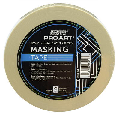 GripBlue Blue Painters Tape 2 inch Wide, Masking Tape Blue 1.88in x 60yds,  Single Roll of Blue Paint Tape, 2 Inch Painters Tape