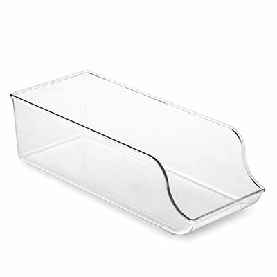 Fridge Organizer Bins Can Drink Dispenser Holder Refrigerator Freezer  Kitchen Cabinets Clear Plastic Food Pantry Storage Box Rack