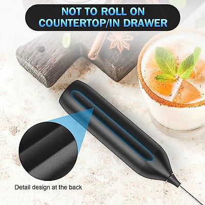 Rechargeable Milk Frother, Coffee Frother Handheld with USB-C Cable, Milk  Frother Handheld for Coffee, Latte, Cappuccino, Matcha, Macchiato, Frappe