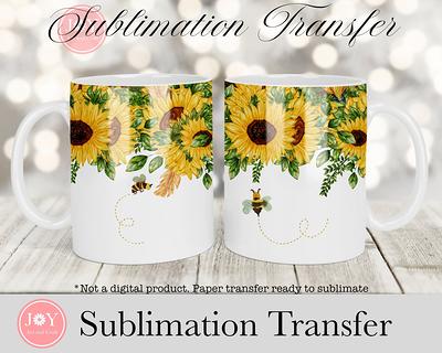 Lavender mug Sublimation, flowers mug 11oz 15oz