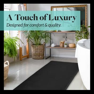 AMOAMI Bath-Mat,Ultra Thin Bathroom Rugs,Rubber Bath Mats for