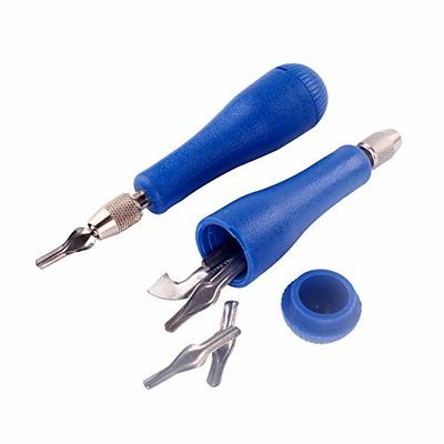 Falling in Art Block Cutters- Craft Linoleum Carving Tools with 6 Type  Blades and 2 Plastic Storage Handles - Yahoo Shopping