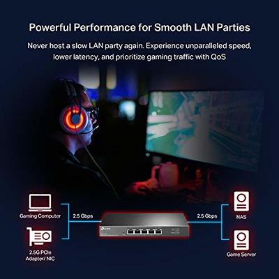 TP-Link TL-SG105-M2 | 5 Multi-Gigabit | - Bandwidth Ethernet Plug Metal Play Network Splitter Design Shopping & Fanless Port Unmanaged | 2.5G Yahoo | | Desktop/Wall-Mount Switch