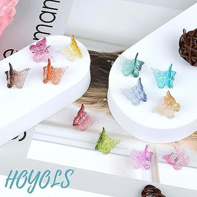 Hoyols Butterfly Clips for Girls, 90s Hair Accessories for Women, Cute Mini  2000s Hair Claw Clip Colorful Plastic Butterflie Hair clips Rainbow Rave  Festival Assorted 12 Colors 48 pcs (Gradient Color) - Yahoo Shopping