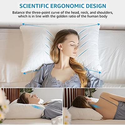 NEIPOTA Bed Pillows Standard Size Set of 2, Premium Down Alternative Cooling  Bedding 20 x 26 White, Sleeping Pillow for Back, Stomach or Side Sleepers -  Yahoo Shopping