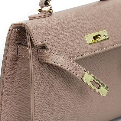 Foxer Leather Handbags for Women, Genuine Leather Large Capacity Ladies Top-Handle Bags with Adjustable Shoulder Strap Womens Designer
