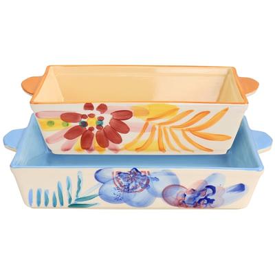 Spice By Tia Mowry Goji Blossom 2-Piece Bakeware Set, Floral - Yahoo  Shopping