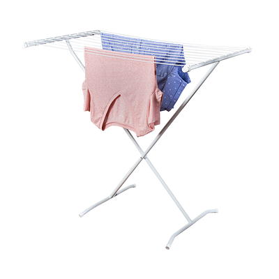 Honey-Can-Do Oversize Collapsible Clothes Drying Rack DRY-09066 Silver, 50  lbs