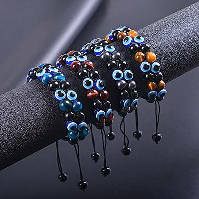  Original Kabbalah Black String Bracelet Adjustable Cord,  Bracelets for women/Men Protection against Evil Eye and Misfortune (BLACK)  : Handmade Products
